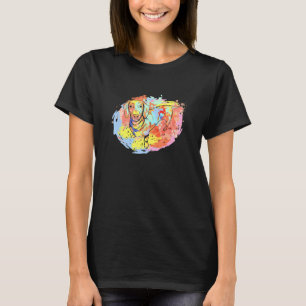Niedliche Dackel Art Hund mit Dackel Welpen Hund T-Shirt
