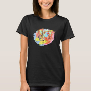 Niedliche Dackel Art Hund mit Dackel Welpen Hund T-Shirt