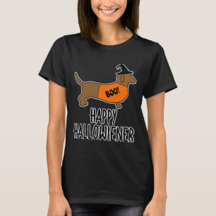 Niedliche Dackel Dackel Hund Happy T-Shirt