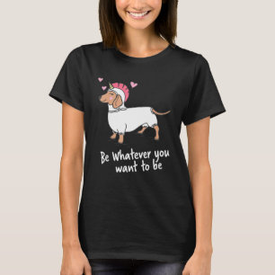 Niedliche Dackel Einhorn Wursthund T-Shirt