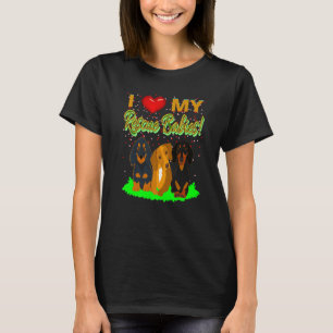 Niedliche Dackel Funny Dackel Hund I Liebe My Resc T-Shirt