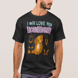 Niedliche Dackel Funny Dackel Hund T-Shirt