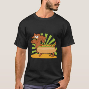 Niedliche Dackel Hot Dog I Funny Puppy Dackel Gesc T-Shirt