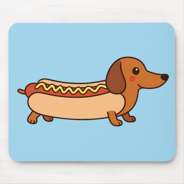 Niedliche Dackel Mousepad (Vorne)