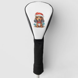 Niedliche Dackel Santa Classic T - Shirt Golf Headcover