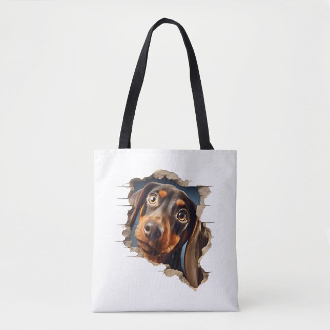 Niedliche Dackel Tasche (Vorderseite)