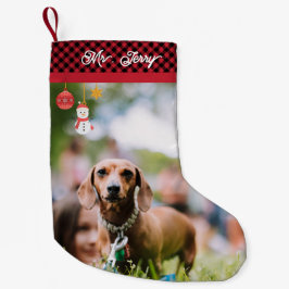 Niedliche Dackel Wurst Hund Welpen Weihnachtsgesch Kleiner Weihnachtsstrumpf