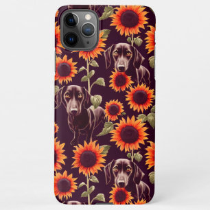 Niedliche Dackeln Der bezaubernde Sonnenblumengart iPhone 11Pro Max Hülle