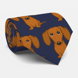 Niedliche Dackeln Muster  Dackel Hund Lover's Krawatte