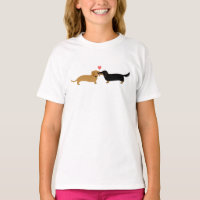 Niedliche Dackeln Smooch | Dackel Hunde Liebe