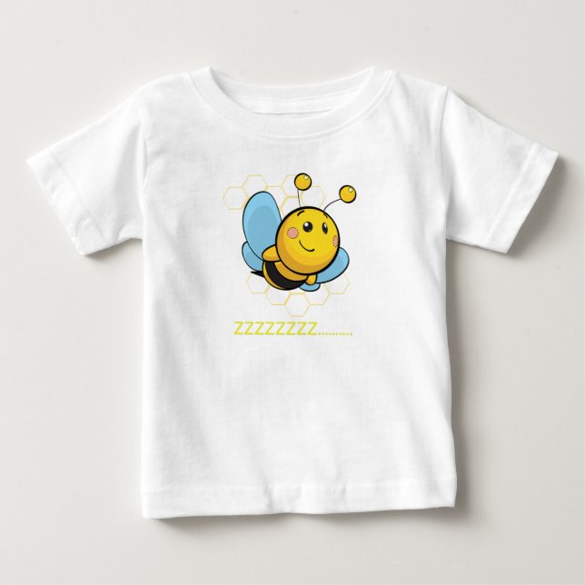 niedliche Daddy-Biene Baby T-shirt (Vorderseite)