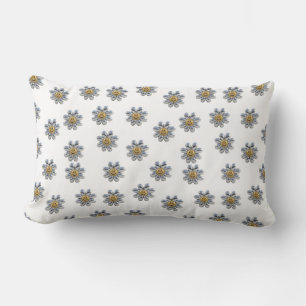 Niedliche Daisy-Blume Nahtloses Muster Lendenkissen