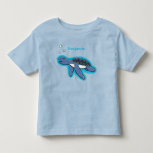 Niedliche Darstellung des Cartoon der Meeresschild Kleinkind T-shirt