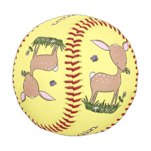Niedliche Darstellung des Cartoon des glücklichen Baseball