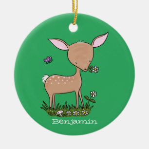 Niedliche Darstellung des Cartoon des glücklichen  Keramik Ornament