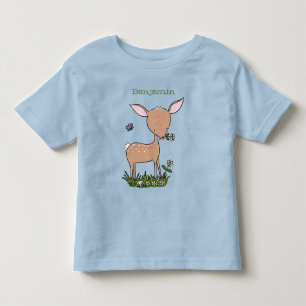 Niedliche Darstellung des Cartoon des glücklichen  Kleinkind T-shirt