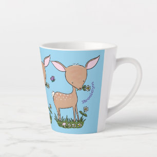 Niedliche Darstellung des Cartoon des glücklichen Milchtasse