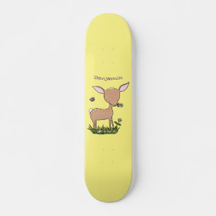 Niedliche Darstellung des Cartoon des glücklichen Skateboard