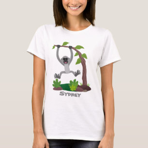 Niedliche Darstellung des Cartoon "glücklicher gib T-Shirt