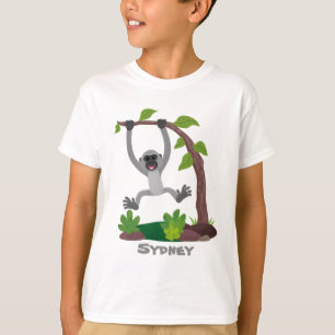 Niedliche Darstellung des Cartoon "glücklicher gib T-Shirt