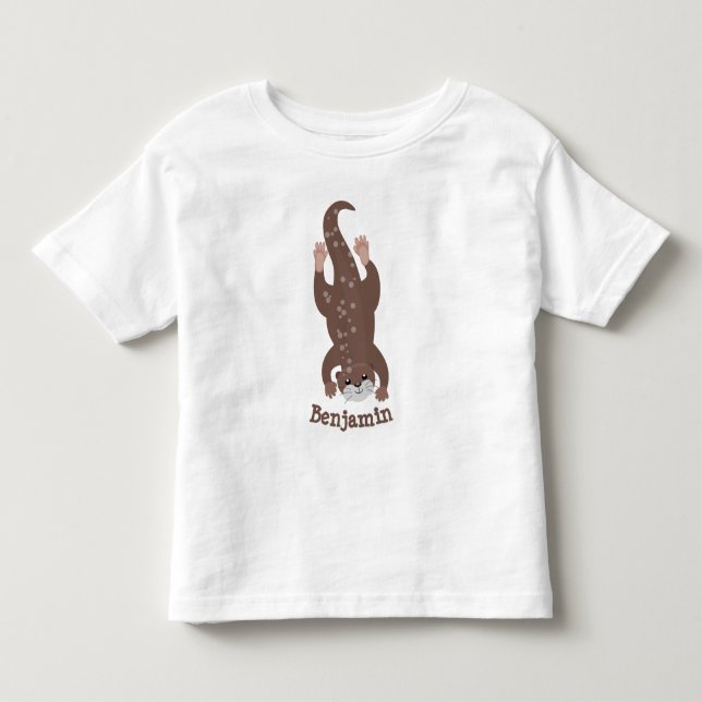 Niedliche Darstellung des Cartoon Kleinkind T-shirt (Vorderseite)