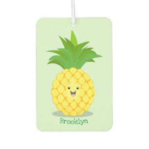 Niedliche Darstellung des Cartoon von Ananas Autolufterfrischer