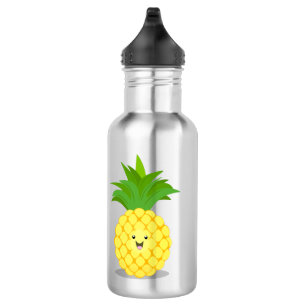 Niedliche Darstellung des Cartoon von Ananas Edelstahlflasche