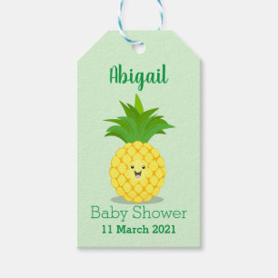 Niedliche Darstellung des Cartoon von Ananas Geschenkanhänger
