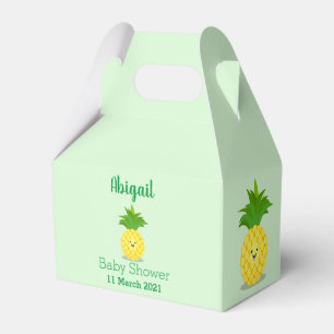 Niedliche Darstellung des Cartoon von Ananas Geschenkschachtel