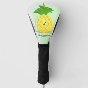 Niedliche Darstellung des Cartoon von Ananas Golf Headcover