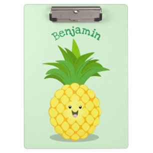 Niedliche Darstellung des Cartoon von Ananas Klemmbrett