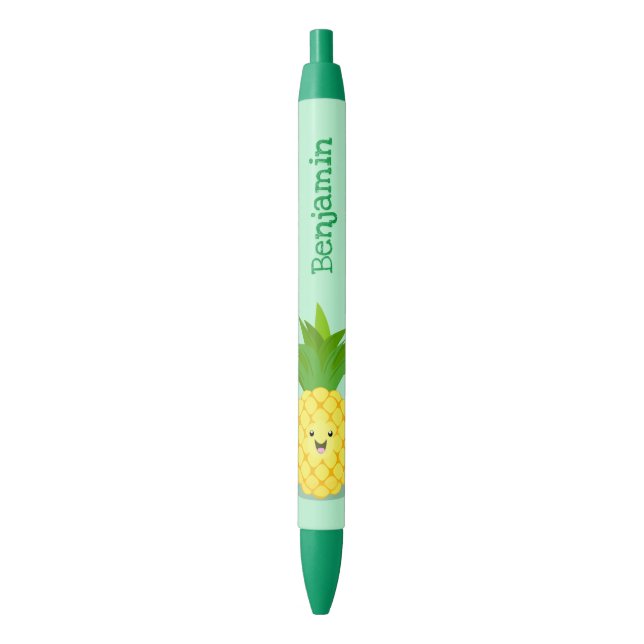 Niedliche Darstellung des Cartoon von Ananas Kugelschreiber (Vorderseite Vertikal)