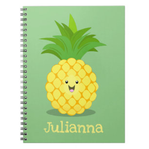 Niedliche Darstellung des Cartoon von Ananas Notizblock