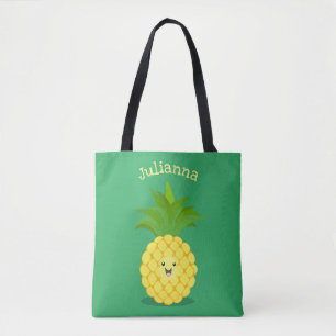 Niedliche Darstellung des Cartoon von Ananas Tasche