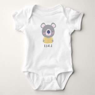 Niedliche Darstellung des Koala-Bären - benutzerde Baby Strampler