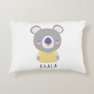 Niedliche Darstellung des Koala-Bären - individuel Dekokissen