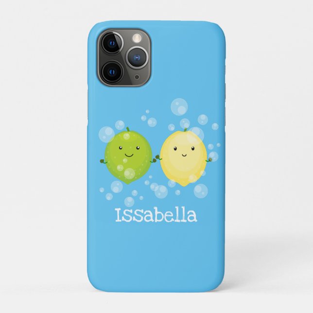 Niedliche Darstellung des Limonen Cartoon Case-Mate iPhone Hülle (Rückseite)