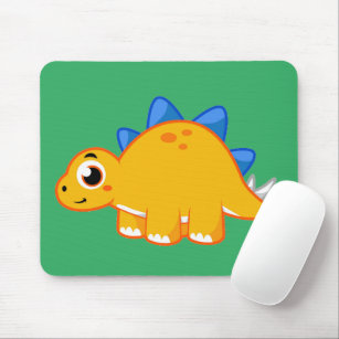 Niedliche Darstellung eines Stegosaurus. Mousepad