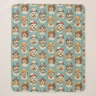 Niedliche Darstellung von Hunden in Haten Sherpadecke