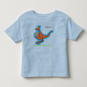 Niedliche Darstellung von Känguru und Koalas-Carto Kleinkind T-shirt