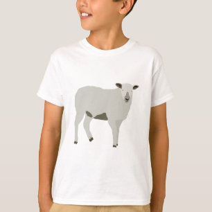 Niedliche Darstellung von Schafen und Lämmern T-Shirt