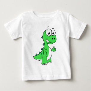 Niedliche Darstellung von Tyrannosaurus Rex. 2 Baby T-shirt