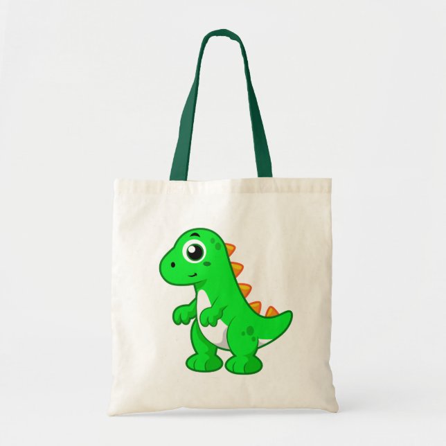 Niedliche Darstellung von Tyrannosaurus Rex. Tragetasche (Vorne)
