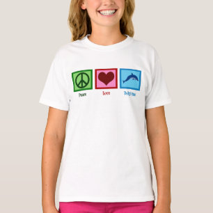Niedliche Delphin Mascot Liebe Dolphine T-Shirt