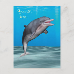 Niedliche Delphin Postkarte