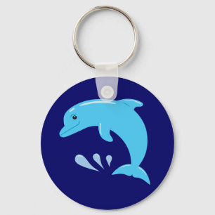 Niedliche Delphin Schlüsselanhänger