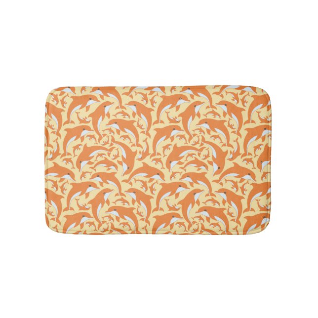 Niedliche Delphine Badematte (Vorderseite)