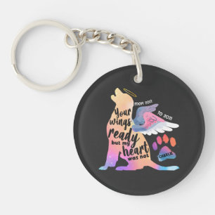 Niedliche Design-Liebe für Dog Pet Memorial Waterc Schlüsselanhänger