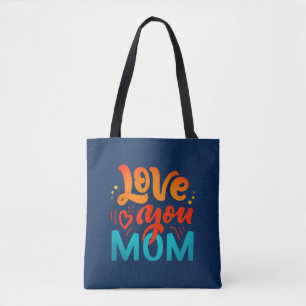 Niedliche Design Text-Liebe Mama für Mütter Tasche