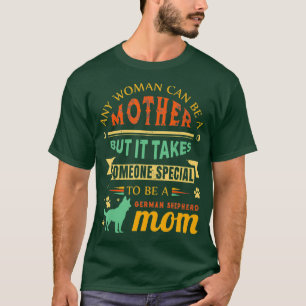 Niedliche Deutsche Schäferhirte Mama K9 Polizeihun T-Shirt